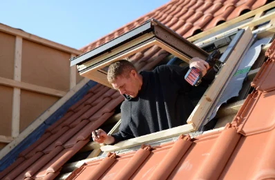 Pose de fenêtres de toit Velux à Aubous